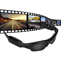 Ponacat Gafas Cámara Dvr Grabadora de Video Dv Gafas de Sol Mini Cámara HD 960P USB Recargable Al Aire Libre Ciclismo…